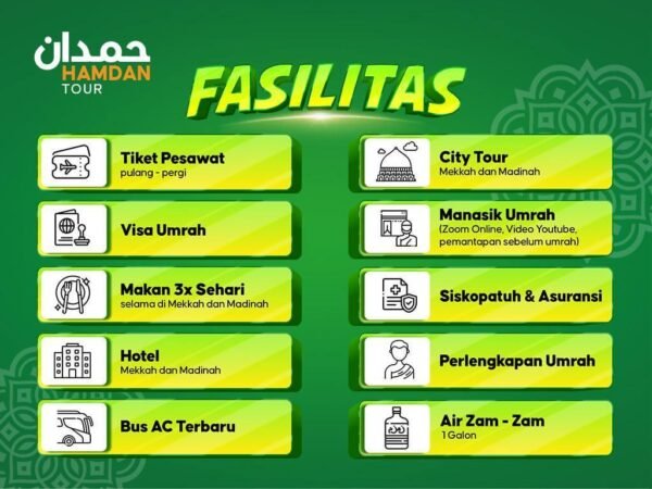 Umrah Ramadhan Pesawat Tanpa Transit + Hotel Jalan Kaki