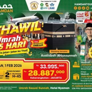 Umroh Thawil 15 Hari Transit Singkat | Pesawat Emirates | Hotel Jada Ajiad